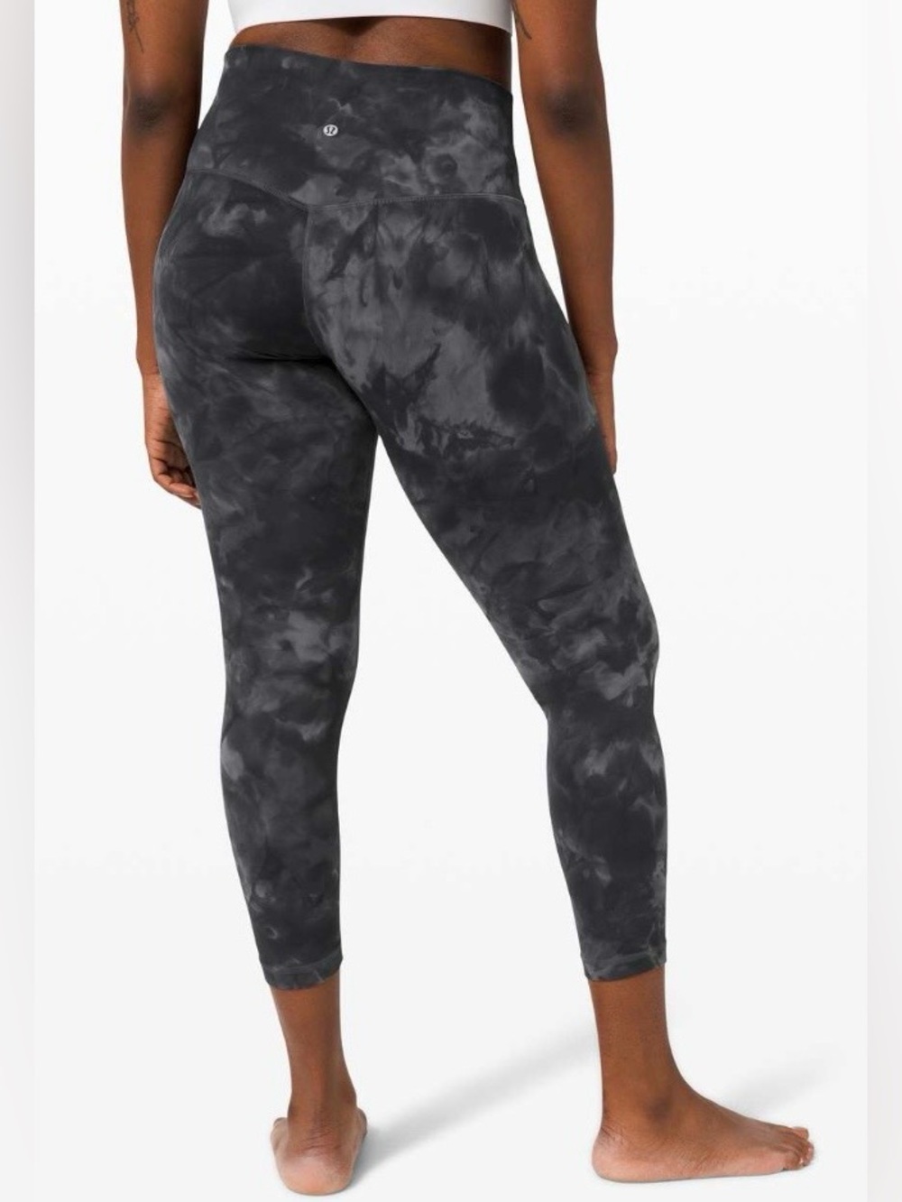 Lululemon NWT Align Pants 25” Leggings High-Rise Diamond Dye Grey Size 14